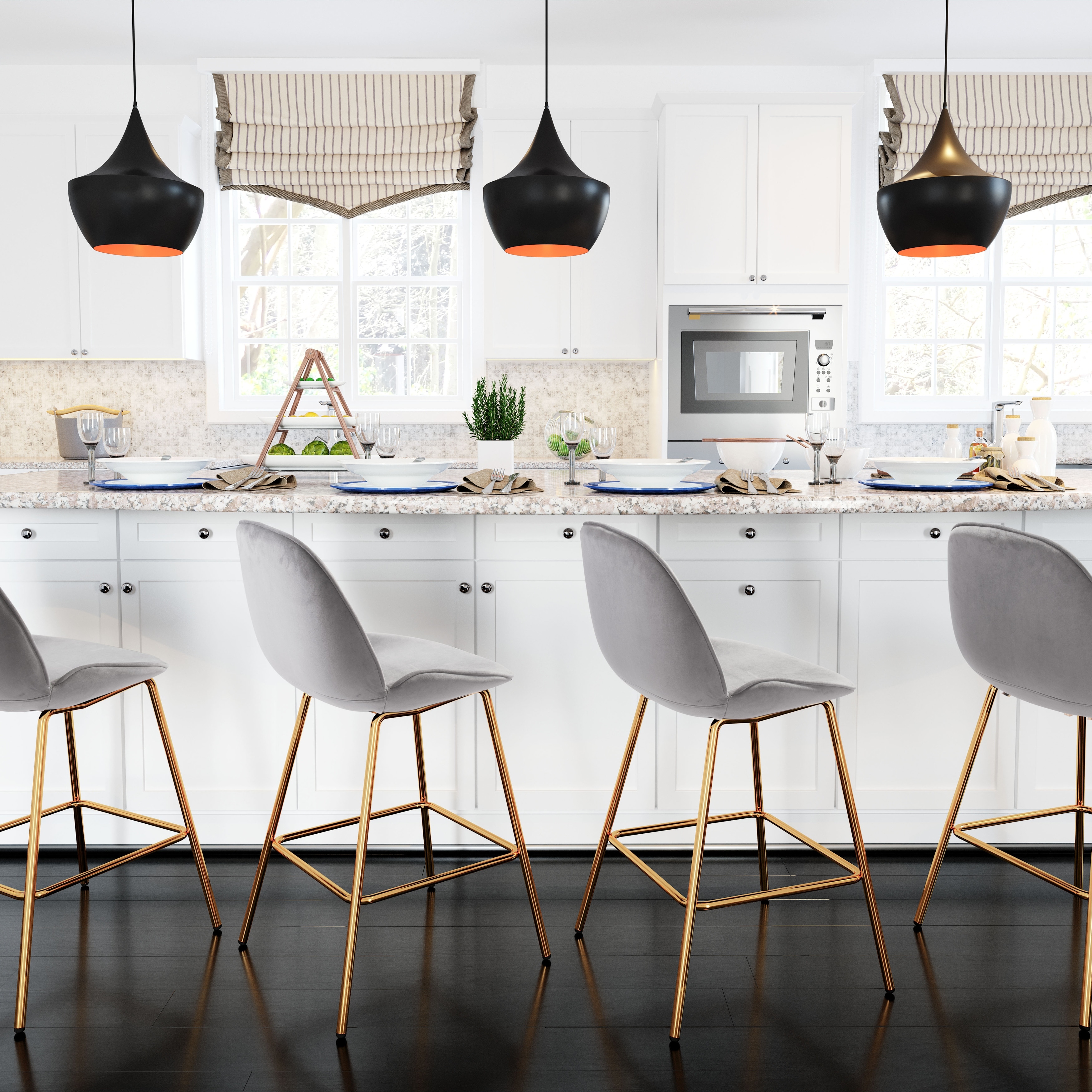 Barbara Ceiling Lamp Black