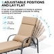 preview thumbnail 9 of 25, Patio Adjustable Chaise Lounge Chair with Cushion and Pillow for Outdoor & Indoor