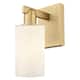 Option Brushed Brass / Matte White