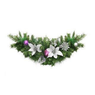 Shop 30 Pre Decorated Ball Ornaments And Ribbon Artificial
