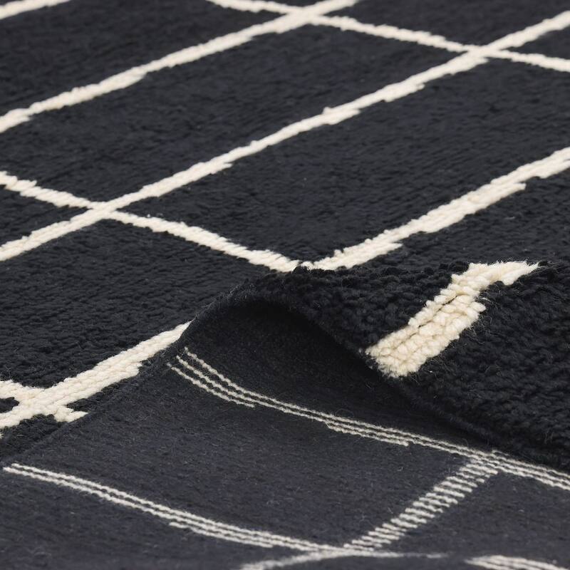 Overton Handmade Boho Moroccan Area Rug