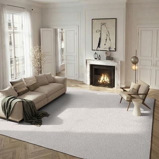 SAFAVIEH Handmade Bahija Luxe Shag 3-inch Thick Rug