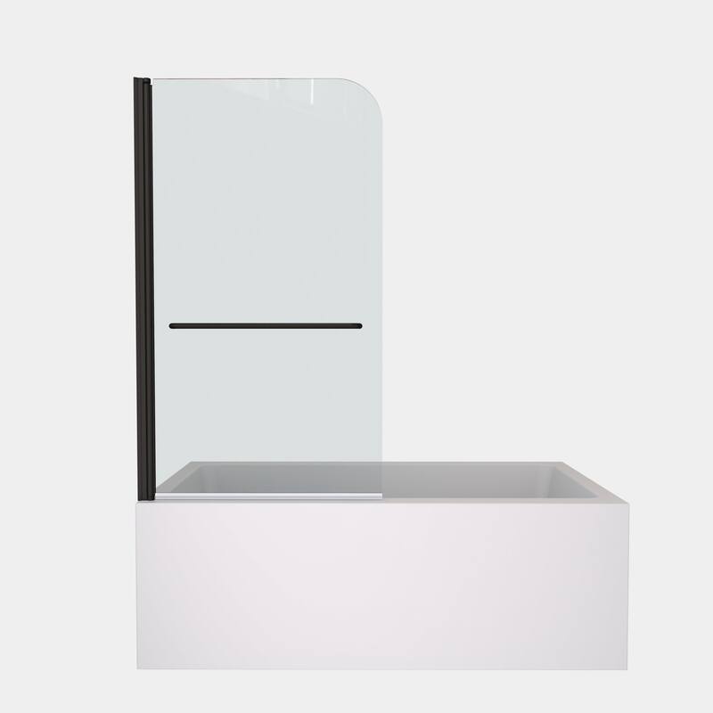 34 "W x 58 'H Tub Door with 1/4' Tempered Glass