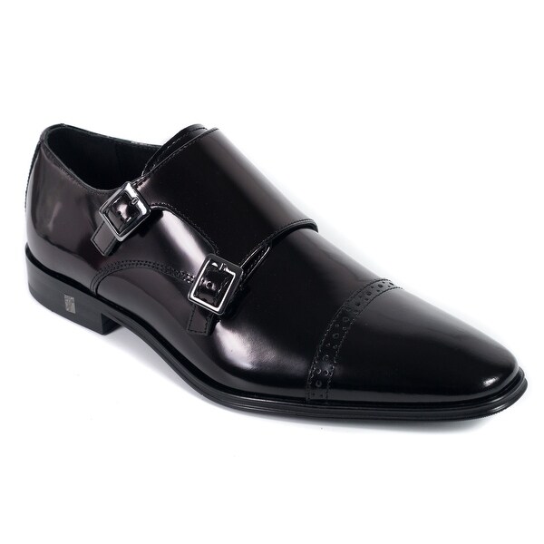 versace polished derby shoes