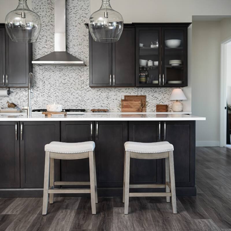 Maven Lane Sophia Saddle Kitchen Dining Stool