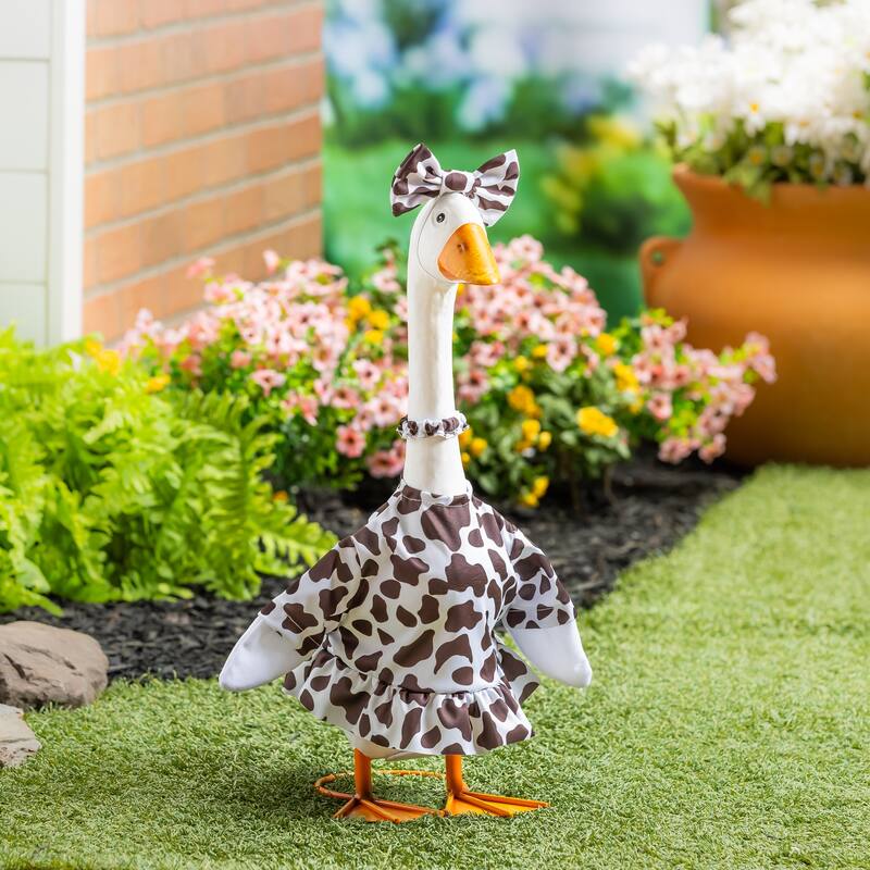 Porch Goose Outfit for Garden Statue