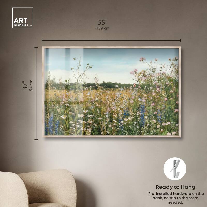 Glimmering Glade Garden II Shadowbox by Art Remedy