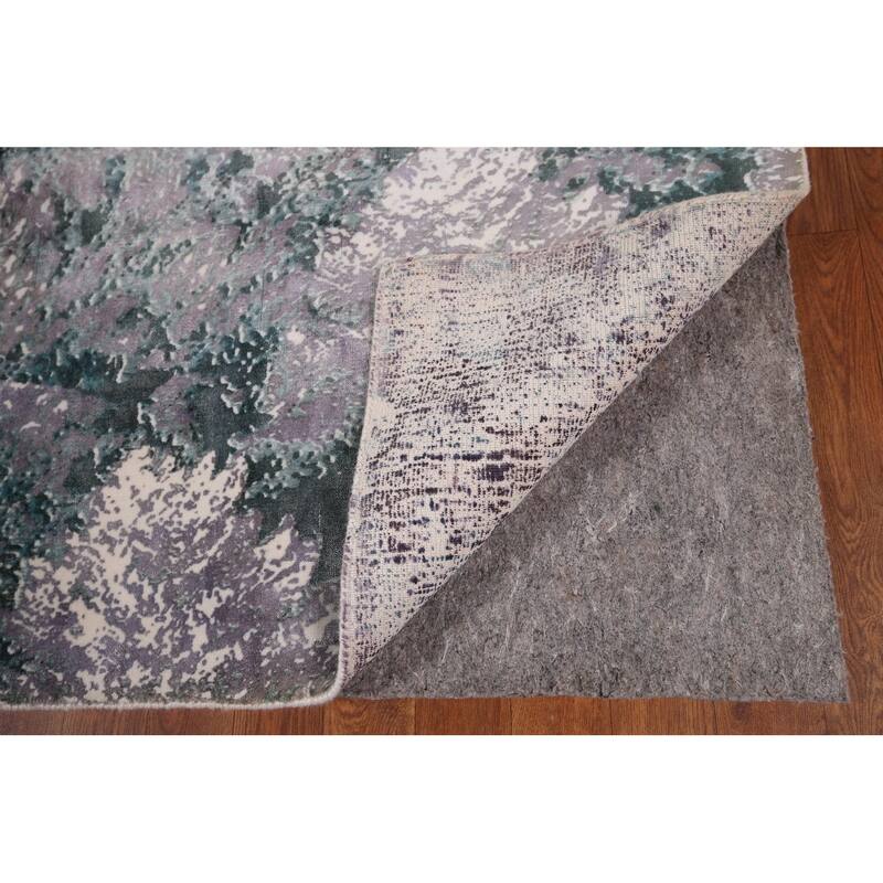 All-Over Abstract Modern Area Rug Handmade Wool Carpet - 6'0" x 9'0"