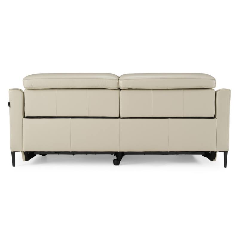 Divani Casa Eden Modern Grey Leather Sofa