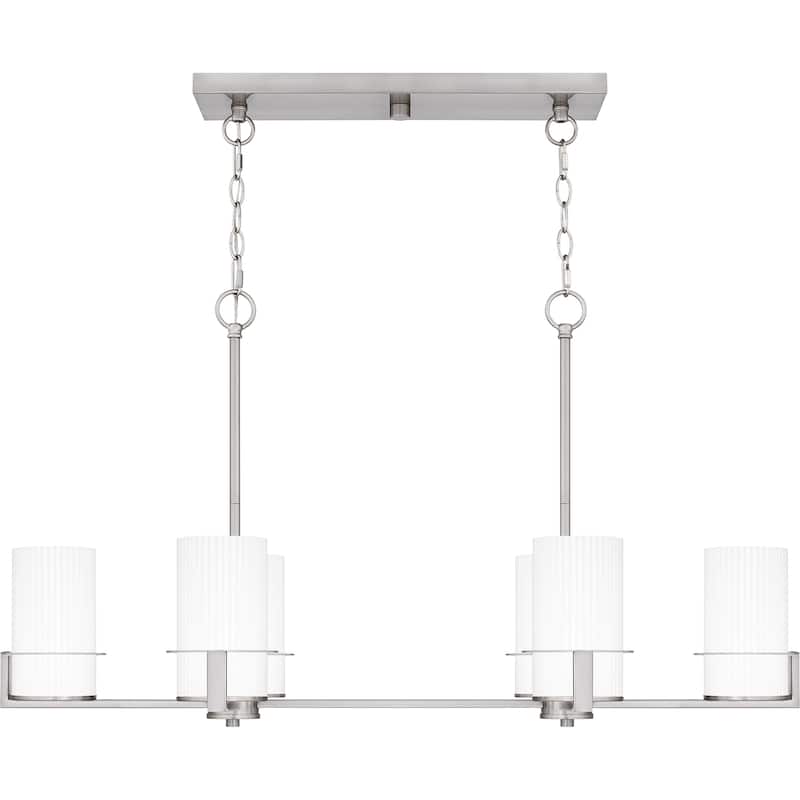 Seymour 6-Light Brushed Nickel Island Light