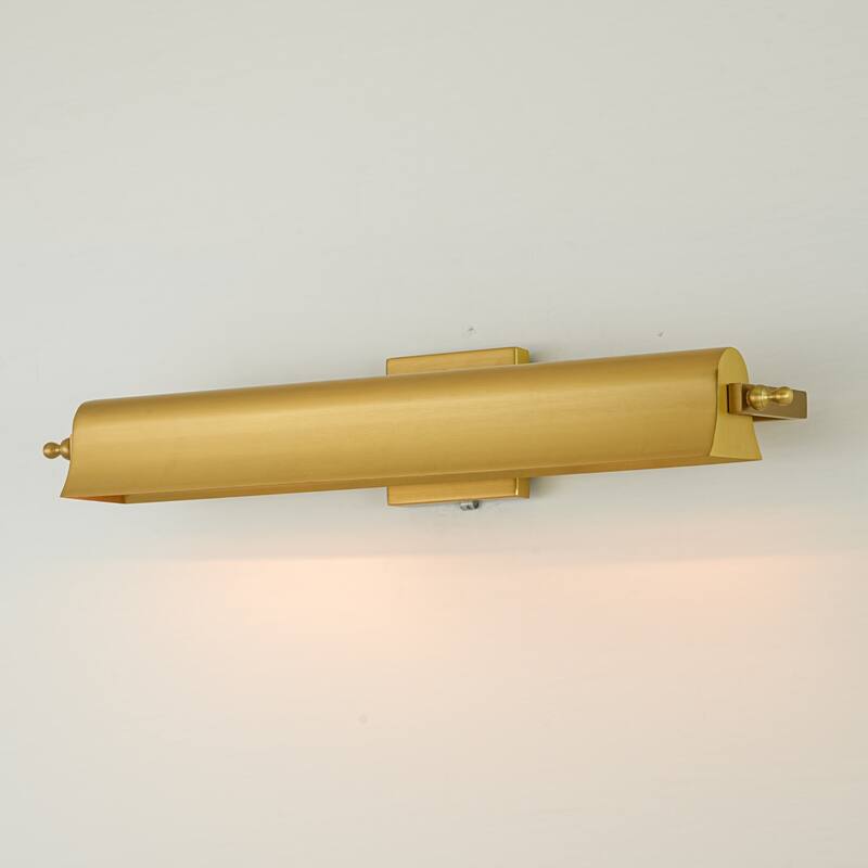 2-Light Black/Glod Modern Metal Wall Sconce with Sleek Cylindrical Design for Living Room & Bedroom