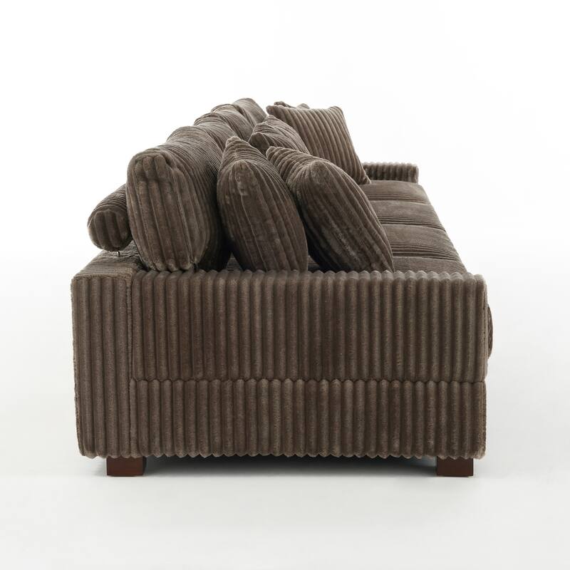 Anne 150" W Oversized Upholstered Modular Sectional Sofa