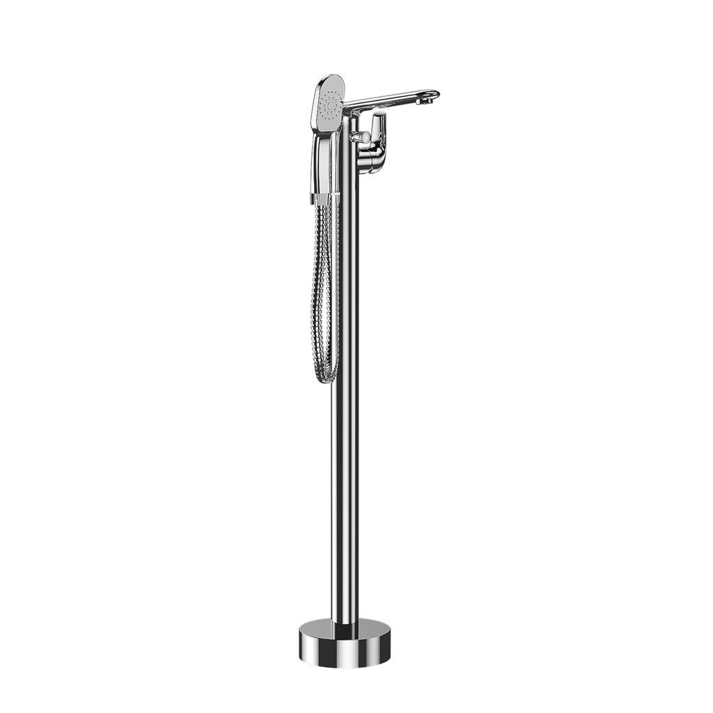 Topcraft Floor Mounted Bathtub Filler with Handheld Showerhead