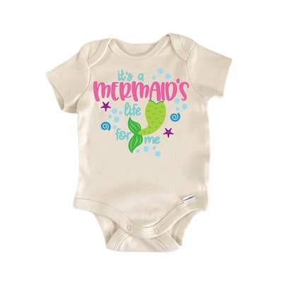 Mermaid Life - Baby Boy Girl Clothes Infant Bodysuit Funny Cute Newborn