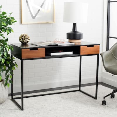 SAFAVIEH Selvije 2-Drawer 1-Shelf Desk