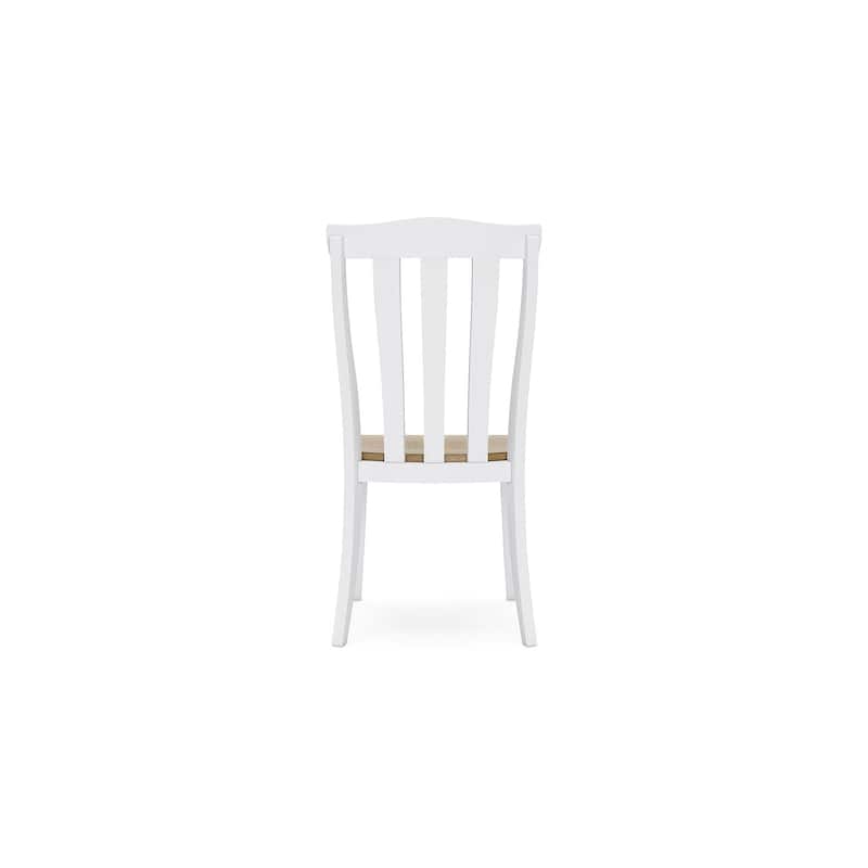 Signature Design by Ashley Ashbryn White/Natural Dining Table and 2 Chairs and Bench