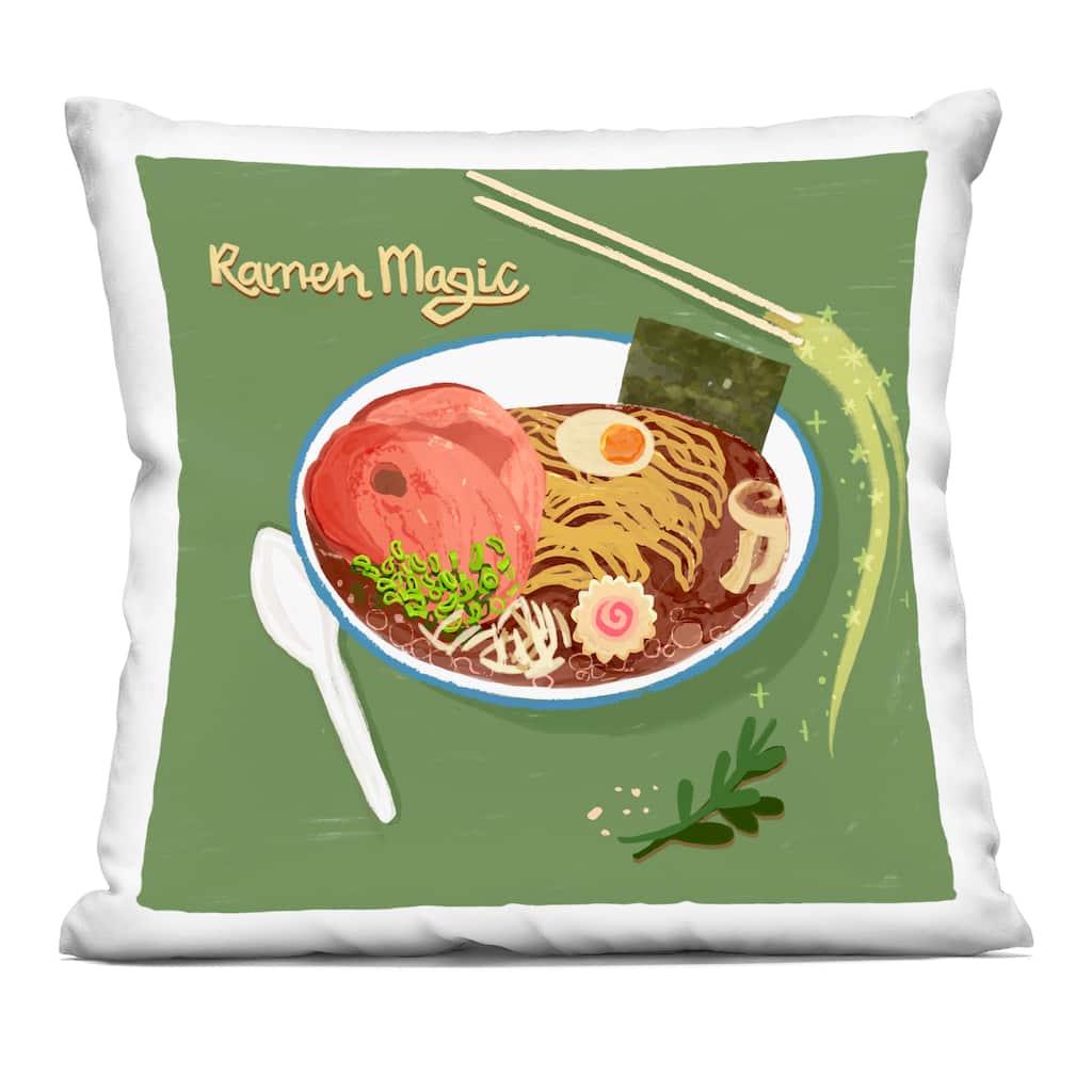 Stupell Ramen Magic International Meal Decorative Printed Throw Pillow Design by Juliet Rose Philips