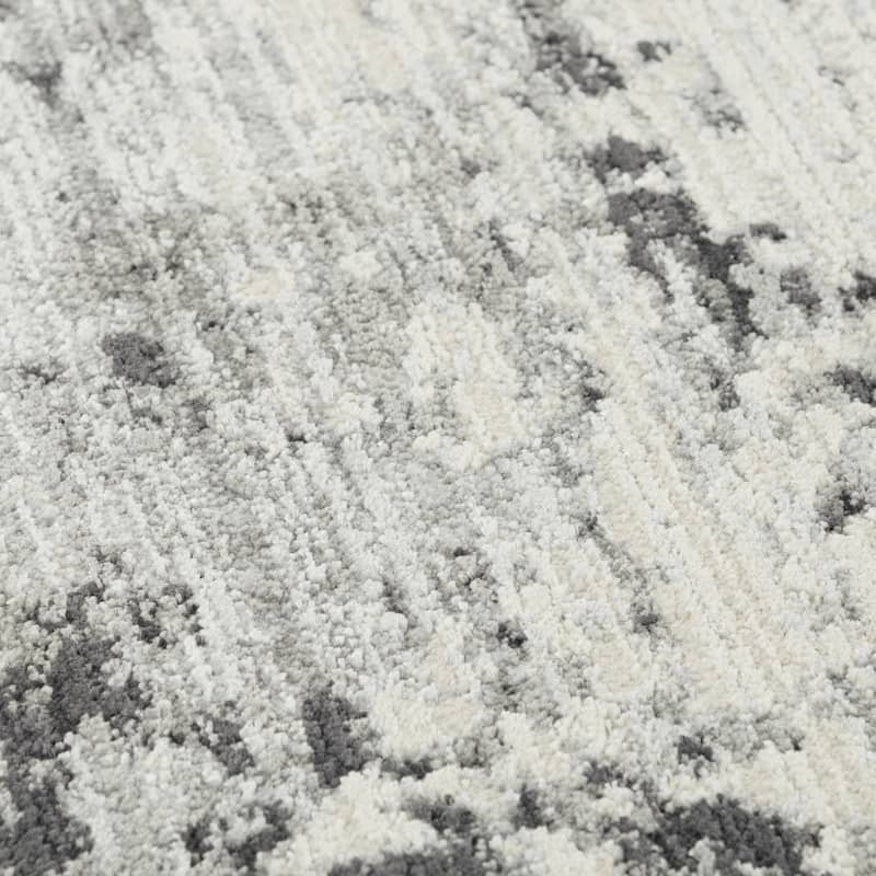 Alora Decor Orchid Transitional Ivory Polyester Area Rug