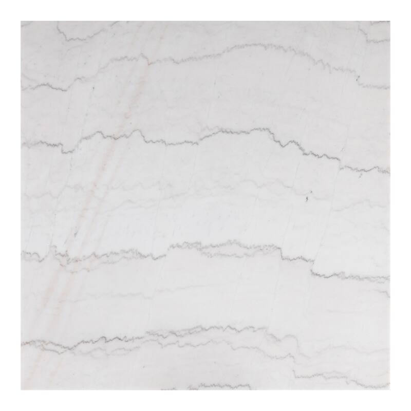 Furniture of America Fieny Modern Genuine White Marble Square 54-inch Dining Table