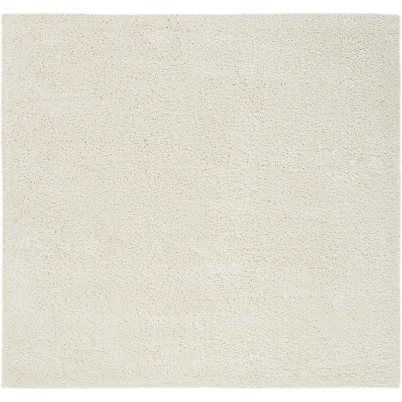 Nourison Malibu Shag Modern Plush Solid Area Rug