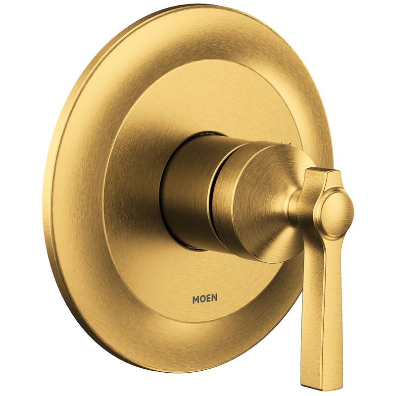 Moen Flara Pressure Balanced Valve Trim Only with Single Lever Handle - Brushed Gold