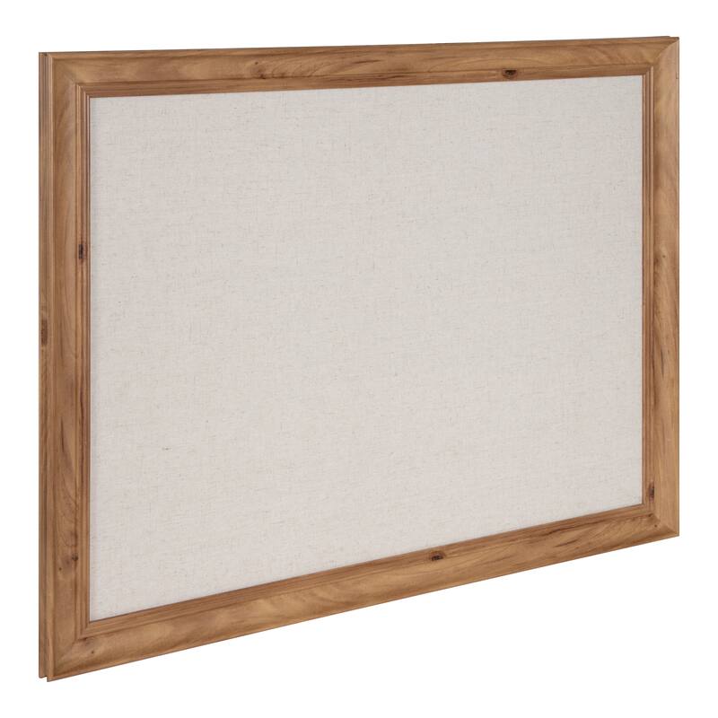 DesignOvation Macon Framed Linen Fabric Pinboard