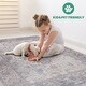 preview thumbnail 6 of 7, LOOM & LUXE Collection Brown/Beige/Traditional Non-Shedding Area Rug