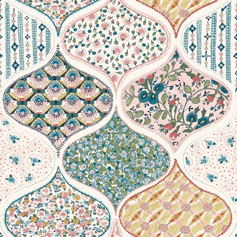 RoomMates Warm Multi Pippa Peel and Stick Wallpaper
