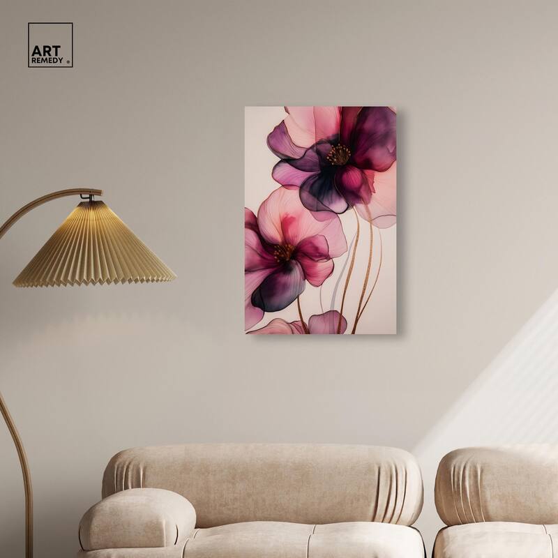 Velvet Verse III Canvas by Art Remedy, Gallery Wrapped