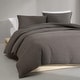 preview thumbnail 14 of 25, Calvin Klein Melange Cotton Flannel Solid Comforter Set