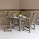 preview thumbnail 19 of 20, Lehigh 5-Piece Outdoor Dining Set - 42" x 42" Table, Dining-height
