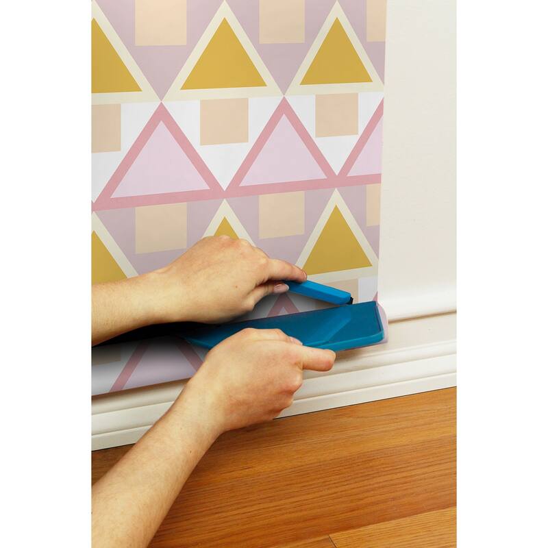 Aelfie Pink Madaket Geometric Peel & Stick Wallpaper