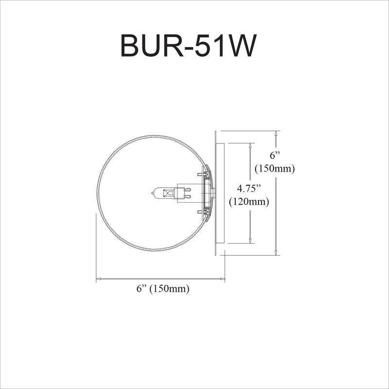 Wall Sconce Lighting 1 Light Matte Black Clear Glass Style - 6