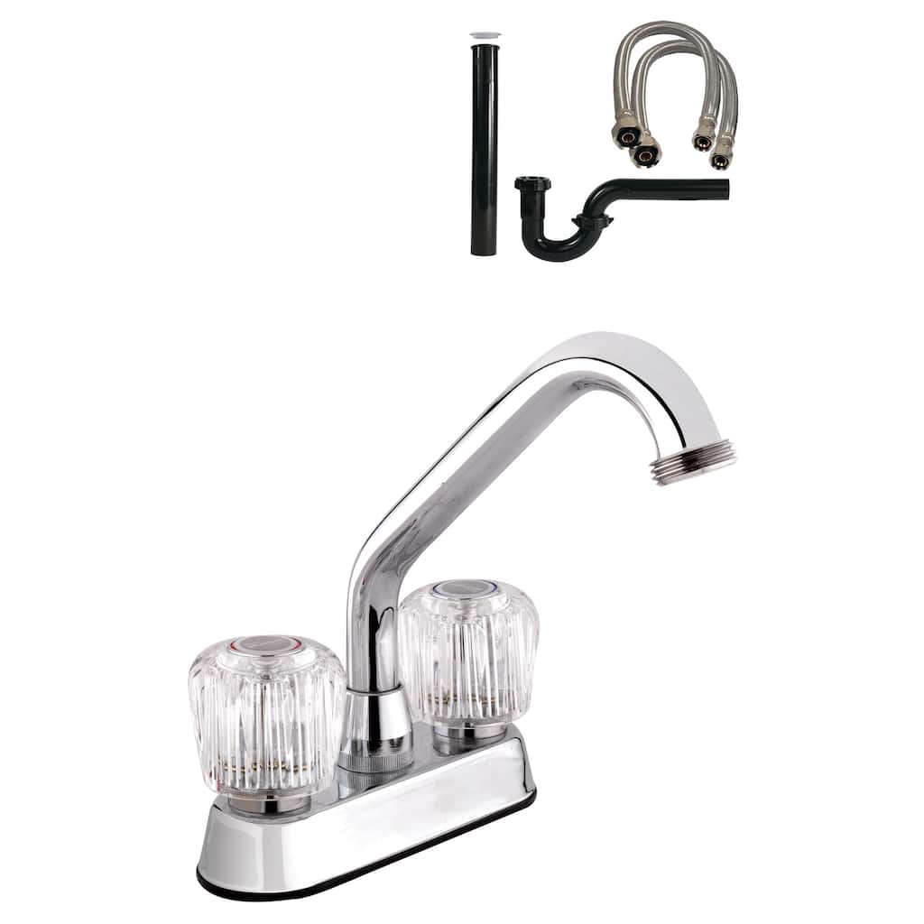 Belanger Laundry Faucet Kit with Garden Hose Connection, Chrome