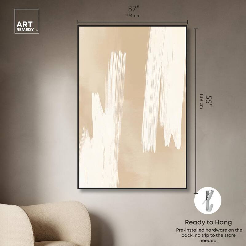 Gestural Grains II Canvas by Art Remedy
