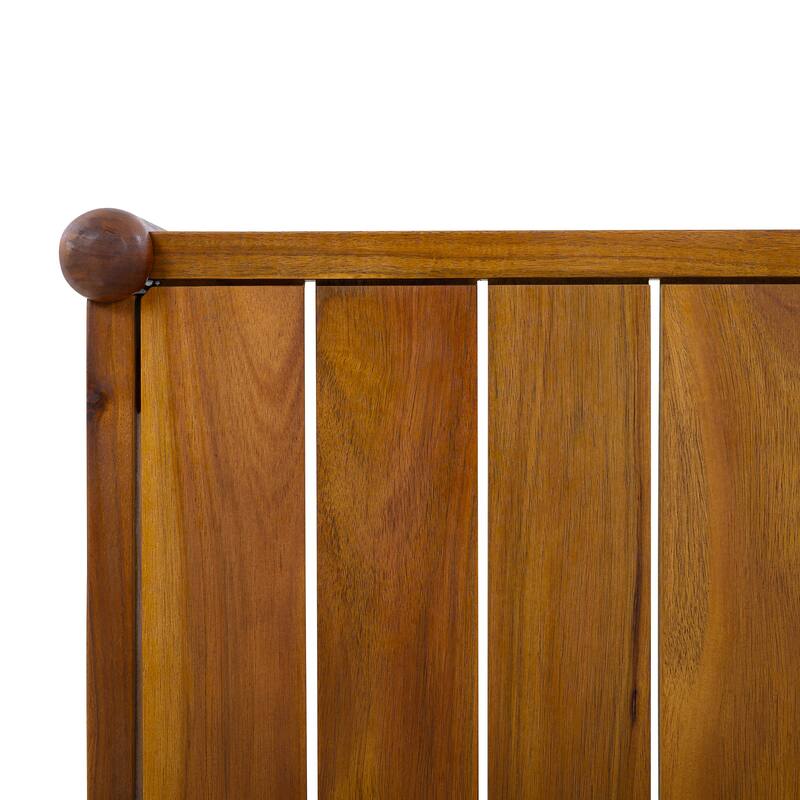 Christopher Knight Home - Monteria Outdoor 39.17" Rectangular Acacia Wood Coffee Table, Slatted Tabletop & Low-Profile Design