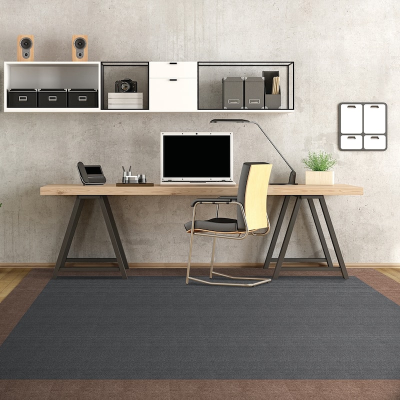 Foss Floors Edge 24"x24" Peel and Stick Indoor/Outdoor Carpet Tiles 15/Box