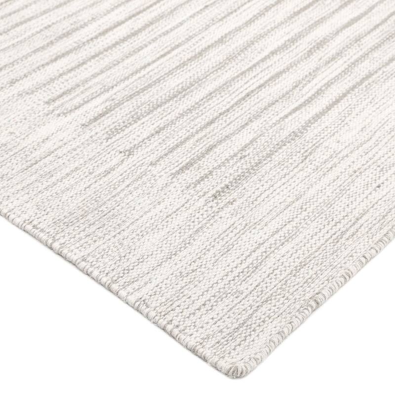 Overton Handmade Modern Contemporary Striped Area Rug