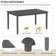 preview thumbnail 9 of 21, Dining Table Set Dining Table, 4 Fabric Chairs, Bench included