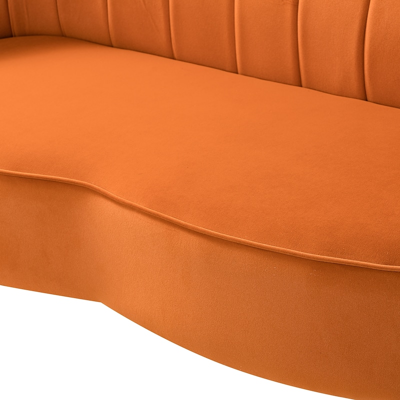 Xabier 52''Loveseat with Flower Shaped Back Design