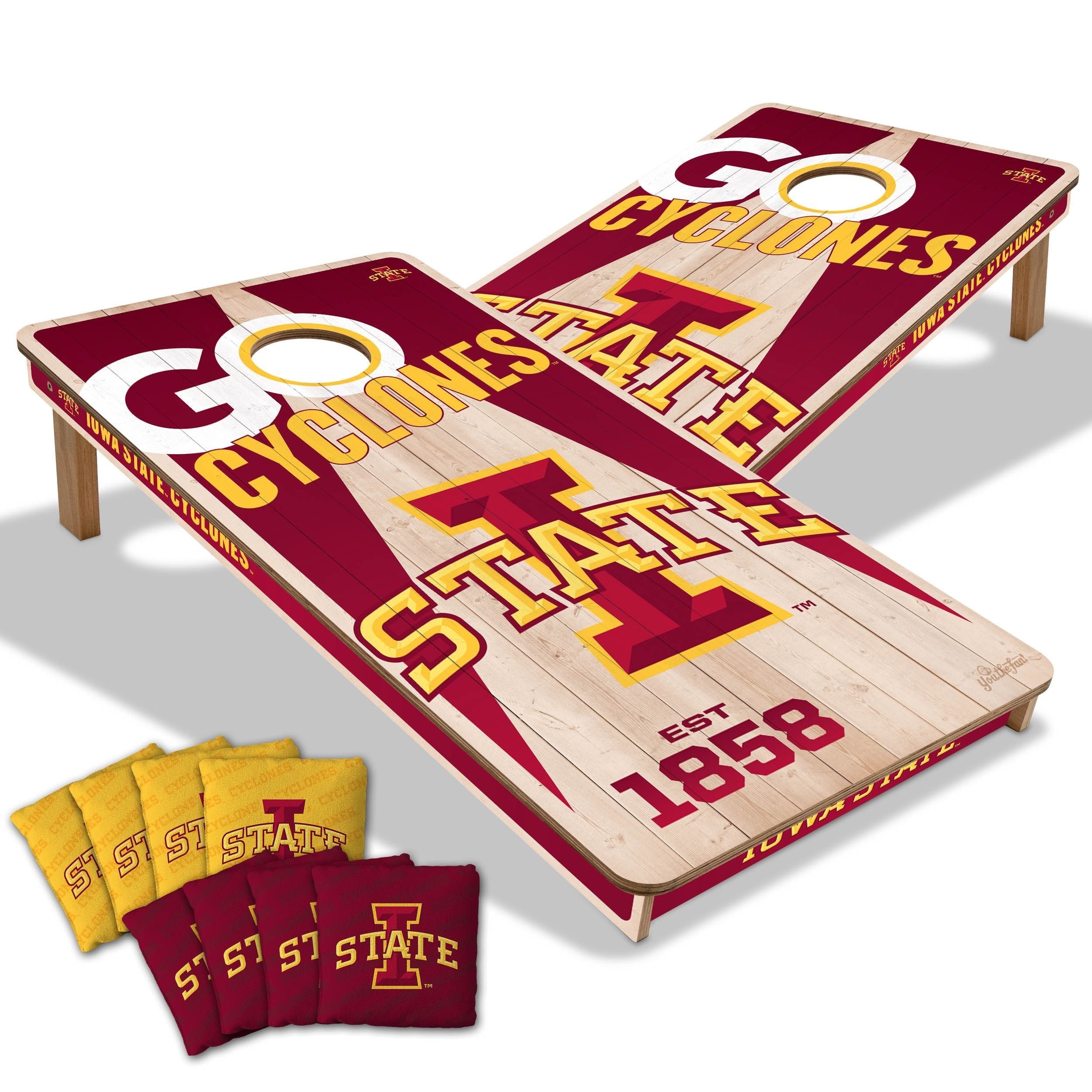 Iowa State Cyclones NCAA 2x4 Cornhole Board Set