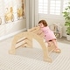 preview thumbnail 2 of 9, Costway Kids Climbing Arch Sensory Table Montessori Wooden Climber Toy - as pic shows - See Details