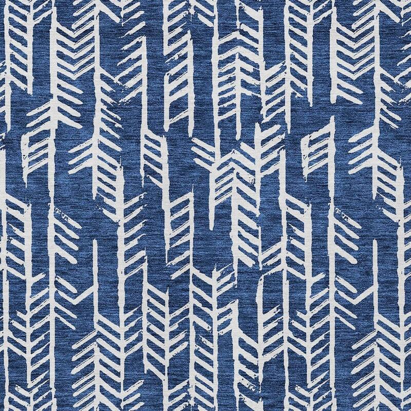 HomeRoots Tribal Transitional Rectangle Outdoor Rug