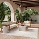 preview thumbnail 65 of 99, Nourison Easy Care Indoor/Outdoor Moroccan Trellis Area Rug 6' x 9' - Ivory/White