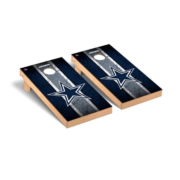slide 2 of 5, Dallas Cowboys NFL Football Vintage Cornhole Board Set 2