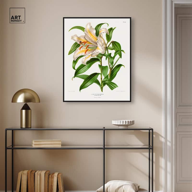 Lilium Speciosum Imperiale Canvas by Art Remedy