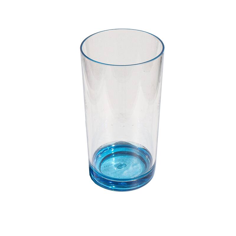 Abode Homewares Color Base Acrylic Drinking Glass - 24 oz - Set of 6