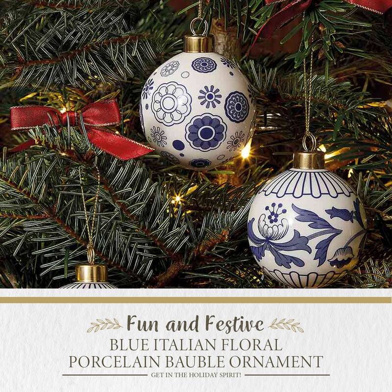 Spode Blue Italian Bauble - 2.6 Inch
