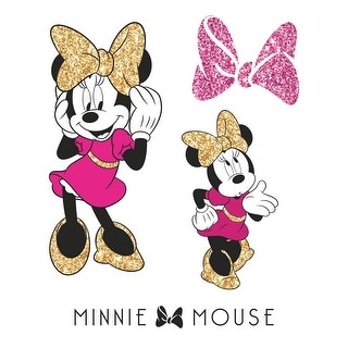 Minnie Mouse Wall Decals With Glitter by RoomMates