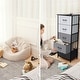 preview thumbnail 60 of 100, Home Bedroom Furniture 5-drawer Chest Vertical Storage Tower - Fabric Dresser
